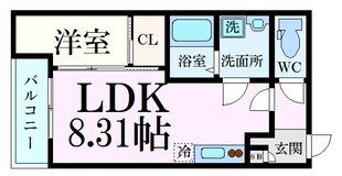 セブンプロート江波東の物件間取画像